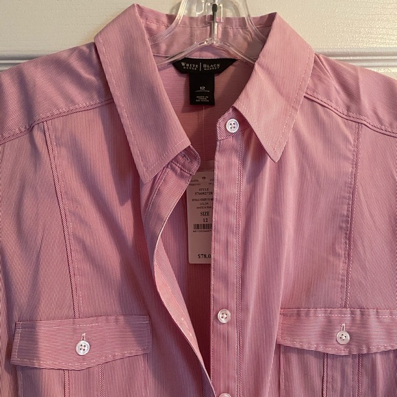 NWT White House Black Market Button Up Shirt - Picture 2 of 2